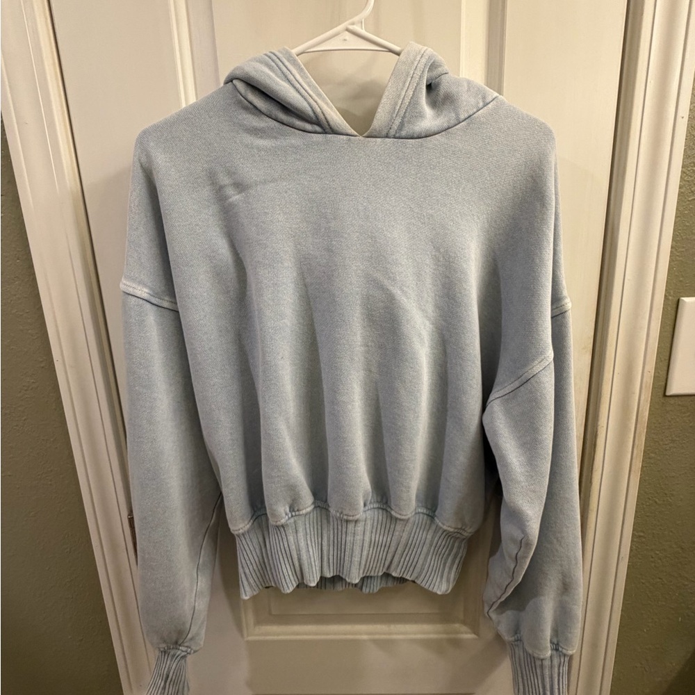 Aerie Light Blue Hoodie Sweatshirt